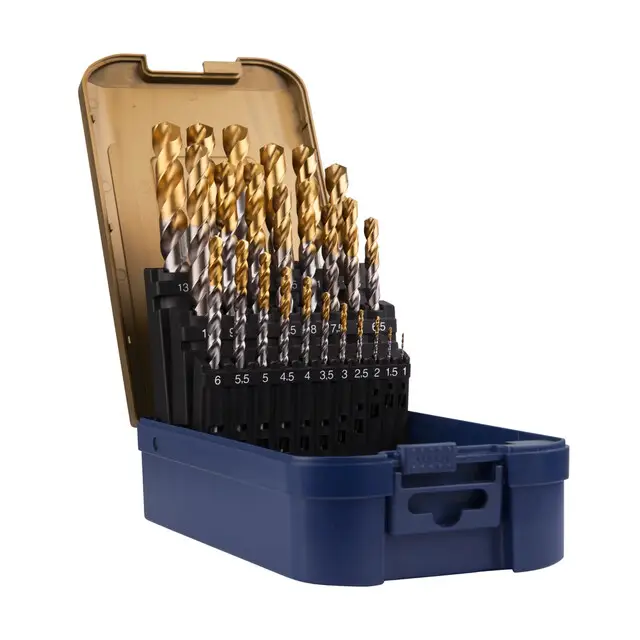 Uitverkoop Rotec HSS-G Spiraalborenset Type '102T HD-S - 脴1-13 mm - 25-delig