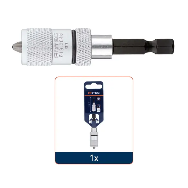 Rotec Magnetische Bithouder - Voor Snelbouwschroeven - E6.3 x 65 mm Fabrieksprijs