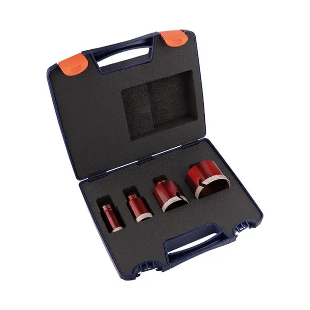 Rotec Diamantboorkroonset Premium - M14-opname - 4-delig - 脴25-68 mm Finale Uitverkoop