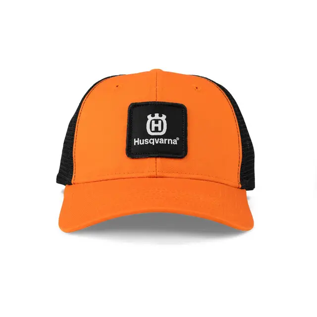 Trucker Pet Oranje Husqvarna Flitsaanbieding
