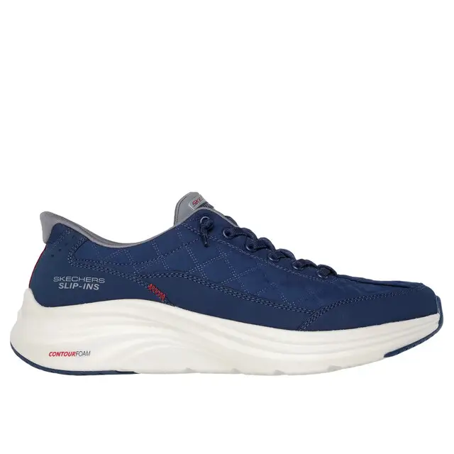 Skechers Slip-Ins Navy Gray Mesh Duraleather Maat 41 Korting