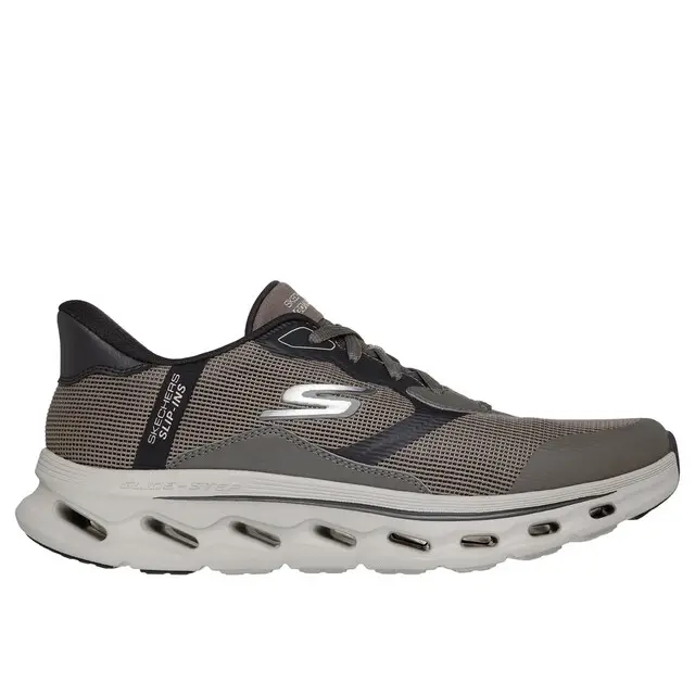 Merkproduct Skechers Slip-Ins Dark Taupe Synthetic Textile Maat 43.5