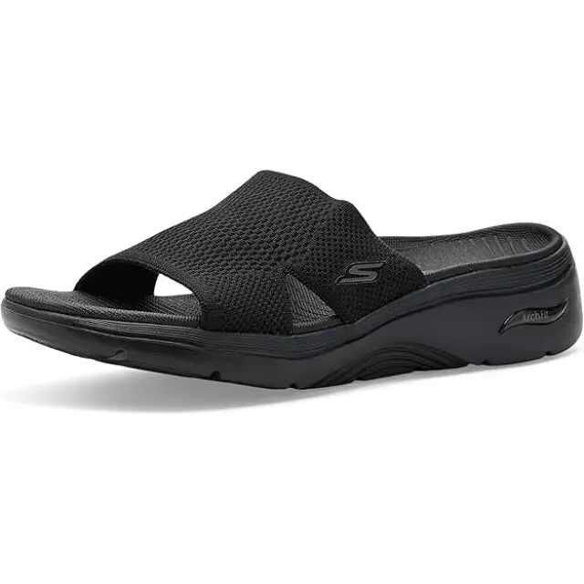 Premium Skechers Go Walk Arch Fit 2.0 Sandal Bbk 37