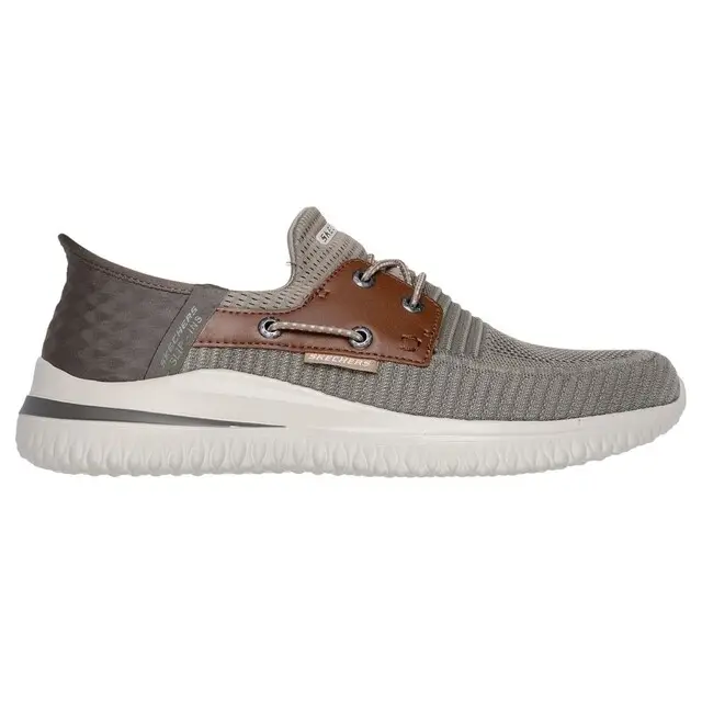 Professioneel Skechers Delson 3.0 - Roth Taupe Bruin 43