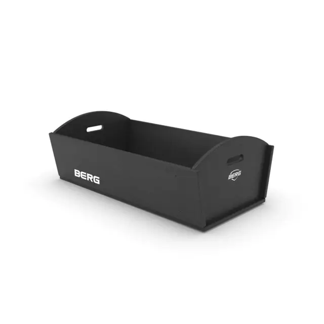 Berg Bolderwagenbak Hout voor Bolderwagen L Zwart Gecertificeerd