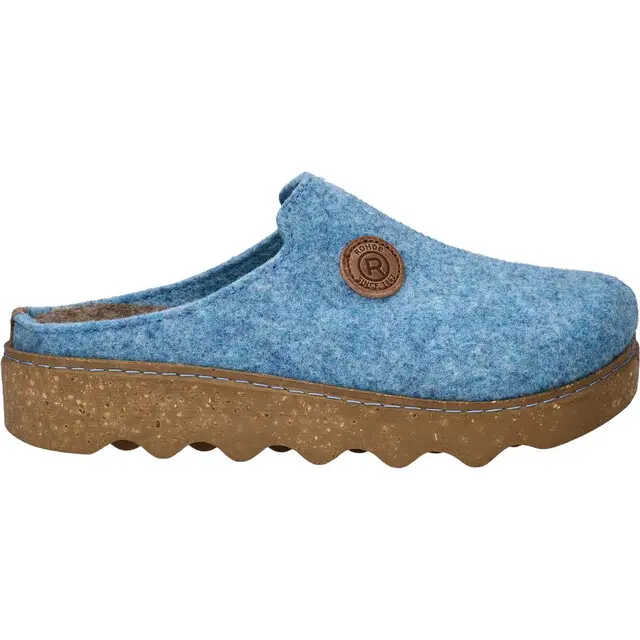 Flitsaanbieding Rohde Pantoffel 51 Softfilz Blauw - Maat 40