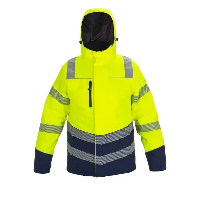 Laatste Kans Hydrowear Winterparka Brussel Fluor Geel - L