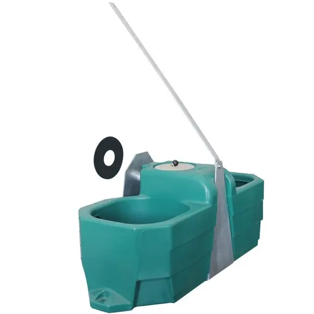 Ambachtelijk Suevia Dubbele Aanbouw Weidedrinkbak - Kunststof - Vlotter - 55 Liter - Model FT