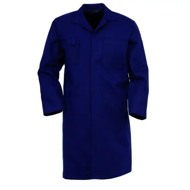 In De Mode HAVEP Basic Lange Jas/Stofjas Marine Maat 54