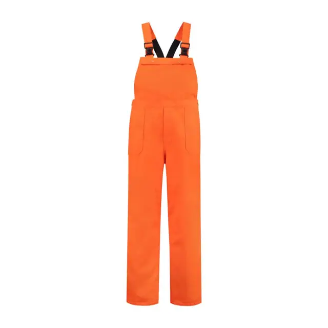 De Boer Tuinbroek Polyester/Katoen TB6535 Oranje - Maat 44 Gratis Verzending