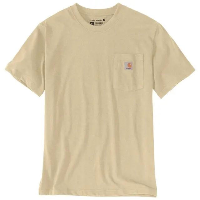 Carhartt Heren T-shirtRelaxed Fit - FastDry Beige - Maat XL Budget
