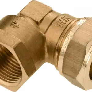 Bonfix knelkoppeling - knie - binnendraad - 3/8“ x 10mm - Messing Betaalbaar