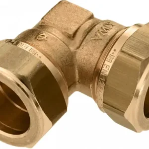 Premium Bonfix knelkoppeling - Kniekoppeling - 18x18mm - Messing