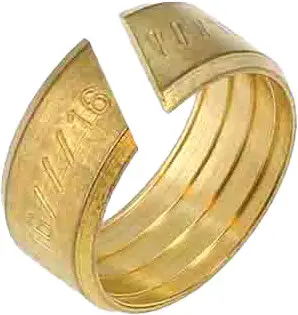 Ambachtelijk Bonfix knelkoppeling - Ring voor knelset type 23910 - 酶16 voor in knelhuis 15mm - Messing