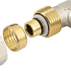 Rechtstreeks Van De Fabrikant Bonfix - Alu-Knelfitting - Kniekoppeling - bu. dr. x alu-knel - 3/4“ x 20mm