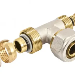 Bonfix - Alu-Knelfitting - T-koppeling - verlopend - 3 x alu-knel - 25mm x 20mm x 25mm Geld-Terug-Garantie