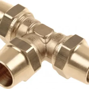 Lage Prijs Knelfitting BELGAS - T-koppeling - 22mm - 3x knel