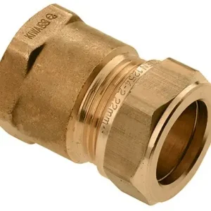 Bonfix knelkoppeling - Schroefbus - 3/4“ x 22 mm - Messing Superprijs
