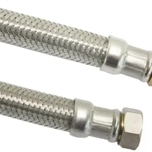 Beperkte Voorraad Flexibele aansluitslang - rvs gevlochten - binnendraad x buitendraad - 1“ - DN25 - lengte 100cm