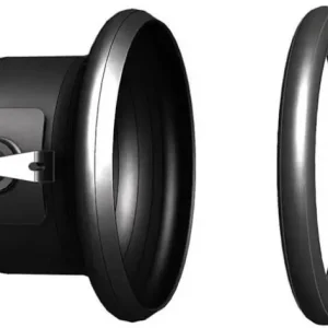 Express Levering Dallai M-deel laskoppeling - type C - zwart - 89 mm