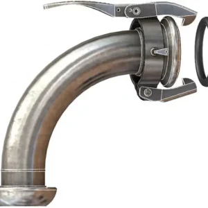 Topkwaliteit Dallai bocht 90gr M-deel x V-deel - type C - verzinkt - 159 mm