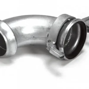 Professioneel Dallai bocht 90gr (kort) V-deel x M-deel - type C - verzinkt -159 mm