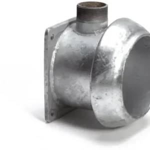 Nieuw Dallai V-deel+buis+uitloopxvierkantflens - type C - verzinkt -159 mmx2"x6