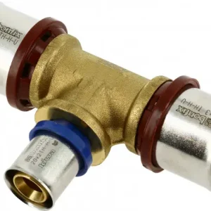 Weekendaanbieding Bonfix Perskoppeling - 3x Alu-pers - T-koppeling - verlopend - 32 x 20 x 32mm