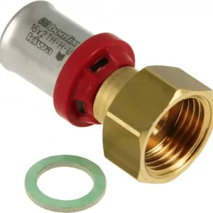 Topkwaliteit Bonfix Perskoppeling - Alu-pers - 2-delige koppeling met losse fiberring - 3/4“ x 16mm