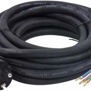 Aansluitsnoer rubber t.b.v. pomp 3 meter 3 x 1,5mm² Nieuw