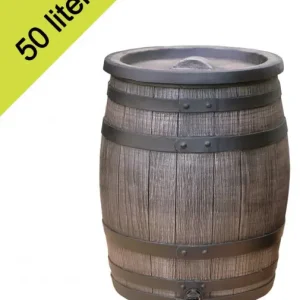 Roto regenton 50 liter bruin Garantie Inbegrepen