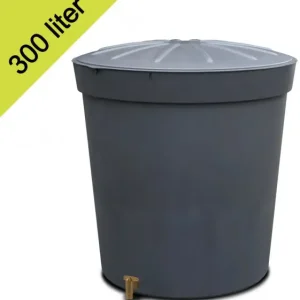 Wereldwijde Verzending Garantia Regenton Lanzarote 300 ltr antraciet