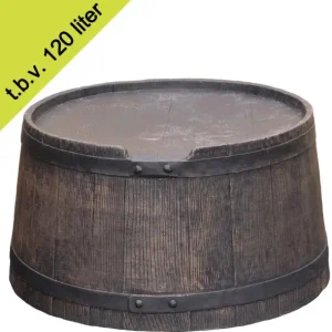 Goedkoop Garantia Voet voor Roto 120 liter bruin