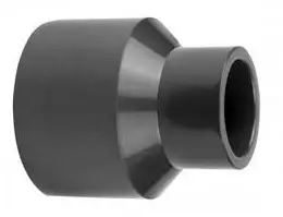 Exclusieve Aanbieding Druk PVC verloopmof - (40)/32x16mm - 16 bar