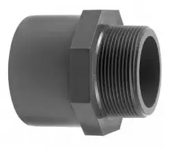 Druk PVC puntstuk - 75/90mm x 2/1/2“ - 16 bar Ambachtelijk