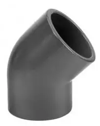 Druk PVC knie 45gr - 32mm - 16 bar Lage Kosten