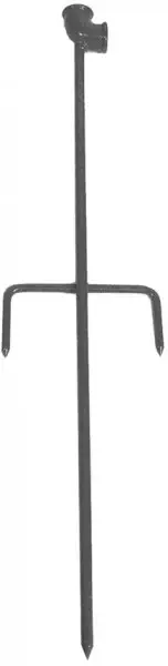 Sproeistatiefsteekpen met dwarssteun - enkel - 1/2“ - gepoedercoat staal Superprijs