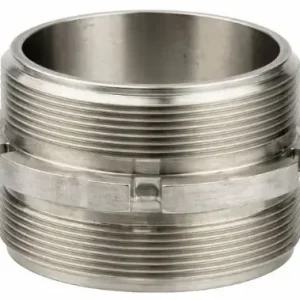 Authentiek Tankwagenkoppeling dubbele nippel - RVS - 3/4