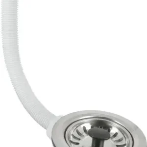 Plug met overloop - rond - 40mm Authentiek