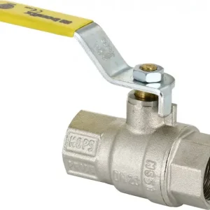 Beperkt Aanbod Bonfix Gaskraan voor België - hendel bediening 3/4 - 2 x binnendraad