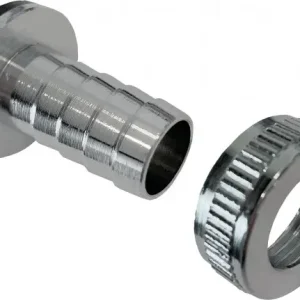 Trendy Bonfix Sanitaire tapkraan toebehoren - Gepolijst verchroomde slangkoppeling 3/4 - met borgring