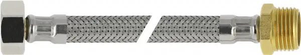 Bonfix Flexibele RVS aansluitleiding 50 centimeter 3/8 x 3/8 - binnendraad x buitendraad Trendy
