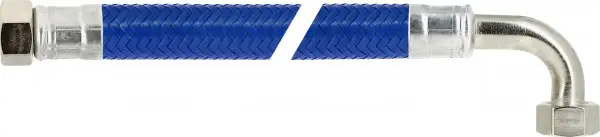 Bonfix Flexibele RVS aansluitleiding Flexibele EPDM slang haaks - 100 cm 3/4 x 3/4 - 2 x binnendraad Merkproduct