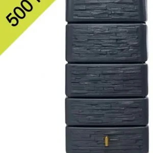 SLIM wandtank 500 ltr Stone antraciet Superprijs