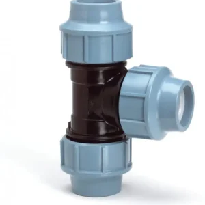 Voordeelprijs T-stuk voor PE/tyleen - 63mm - 16 bar