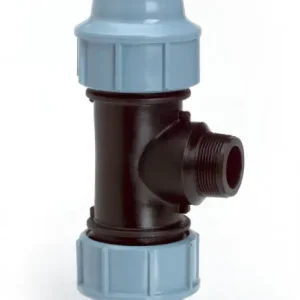 Draad t-stuk voor PE/tyleen - 32mm x 1-1/4" buitendraad - 16 bar Alleen Vandaag