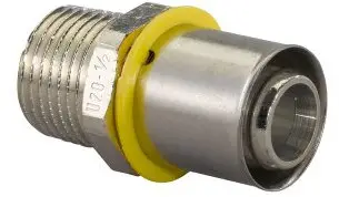 Fabrieksprijs Uponor MLC-G gas koppeling - pers x buitendraad - 25mm x 3/4