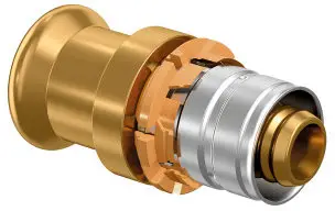 Nieuwe Collectie Uponor S-Press overgangs koppeling - pers x pers - 25mm x 22mm (Cu)