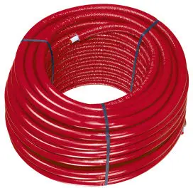 Voordeelprijs Uponor - Uni Pipe PLUS buis - 20mm - met isolatielaag 6mm - rood (Per Meter)