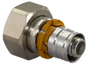 Uponor S-Press schroef koppeling - pers x binnendraad - 50mm x 1-1/2 Weekendaanbieding